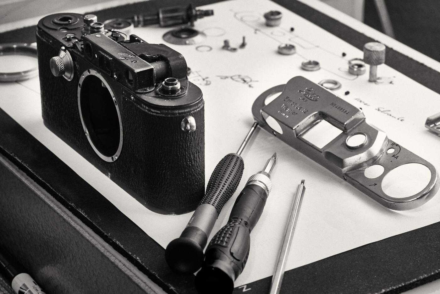 Leica Iii Entfernungsmesser : Christoph heinrich fotografie wartung einer leica iii